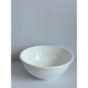 White bowl containers (2)